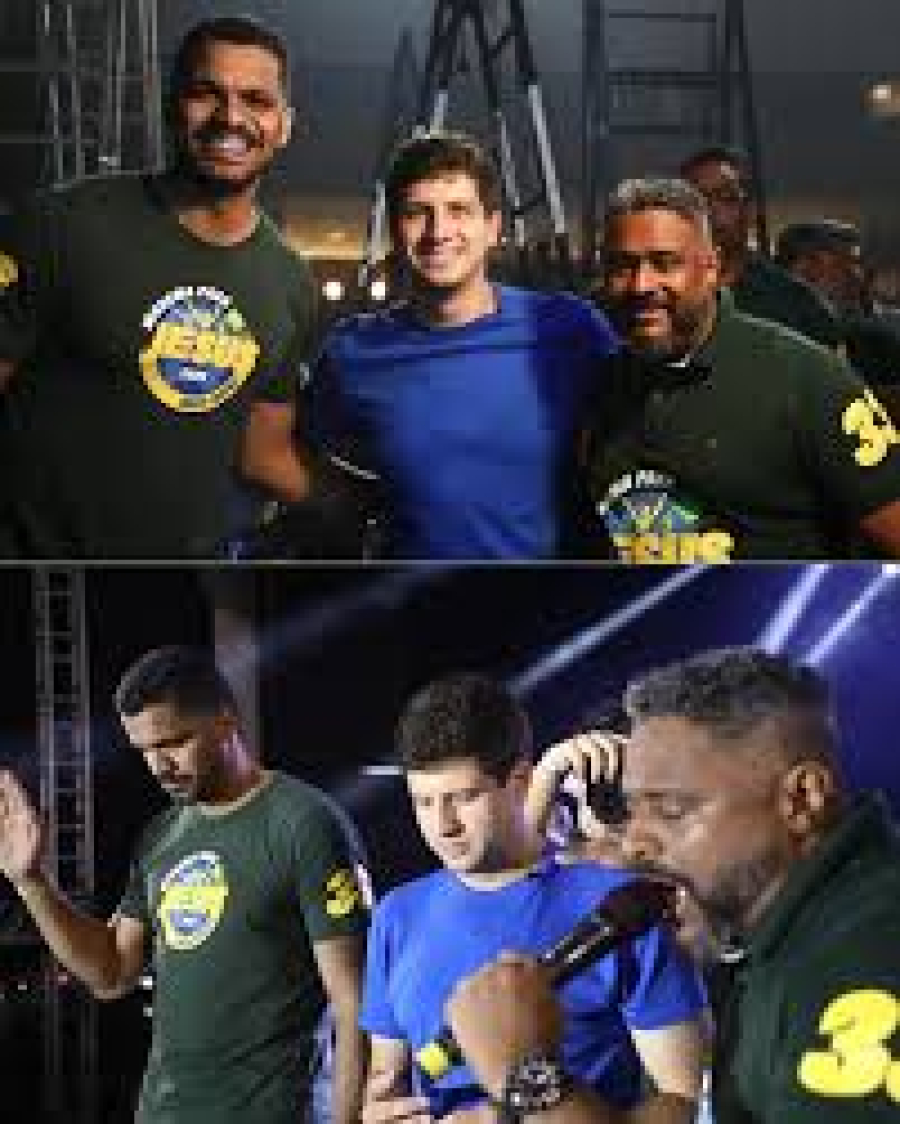 João Campos é recebido por evangélicos na Marcha para Jesus e promete apoio da Prefeitura; veja vídeo