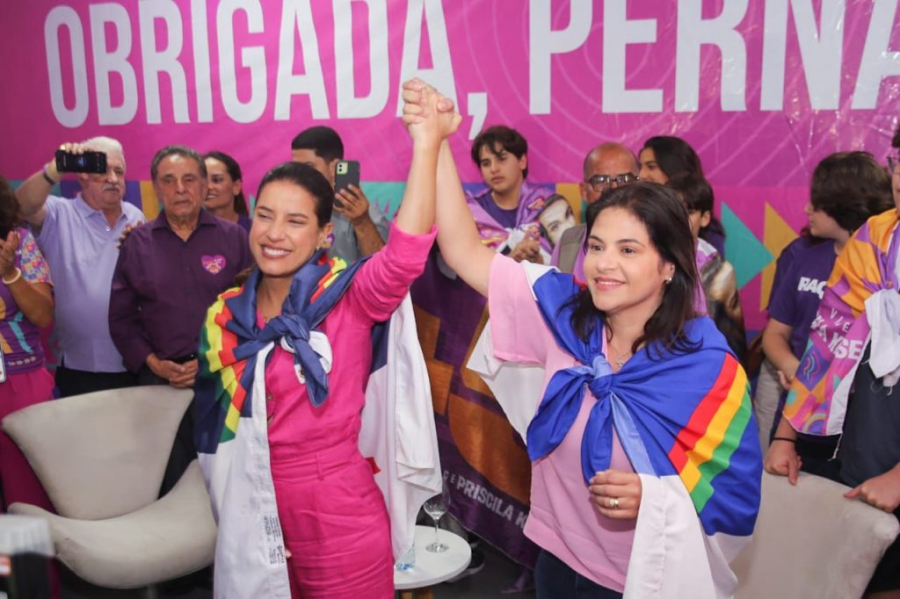 Raquel Lyra ainda não definiu se Priscila Krause seguirá na chapa