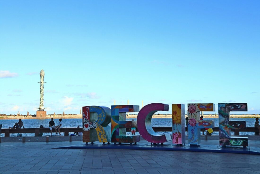 Novo letreiro do Recife será instalado no Marco Zero nesta semana