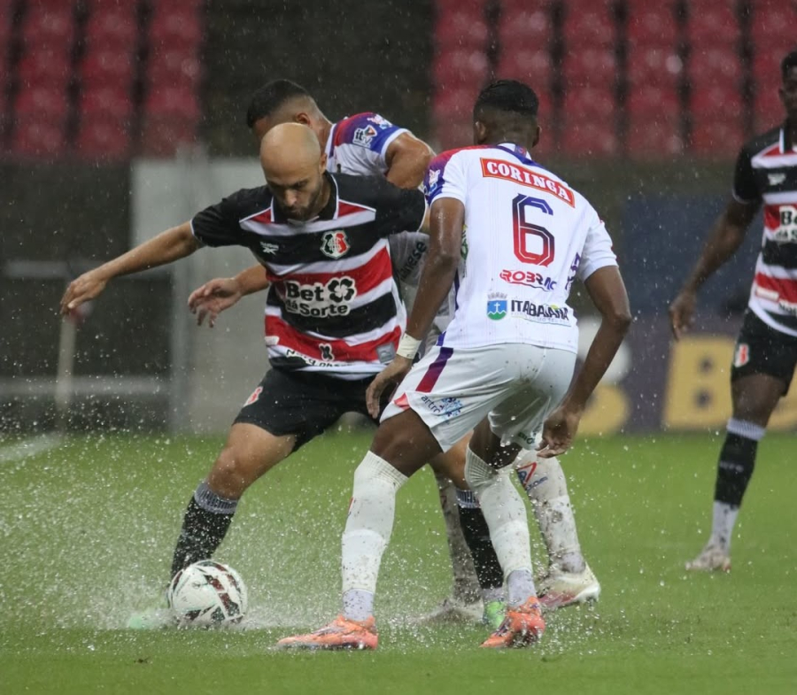 Santa Cruz 1 x 0 Itabaiana: veja os melhores momentos da partida