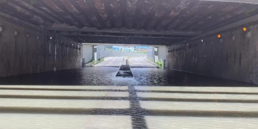 Chuva: veja quais túneis do Recife têm alagamento hoje