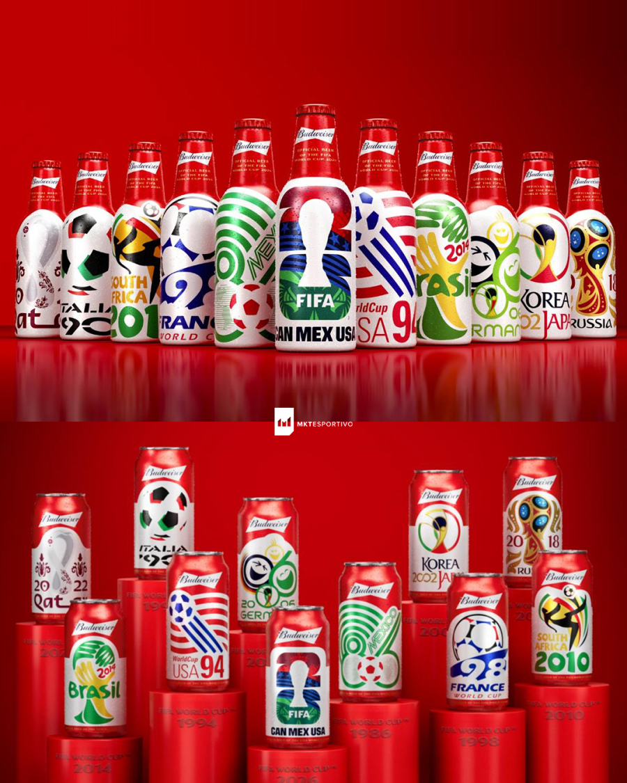 Budweiser lança coleção da Copa do Mundo; veja como comprar