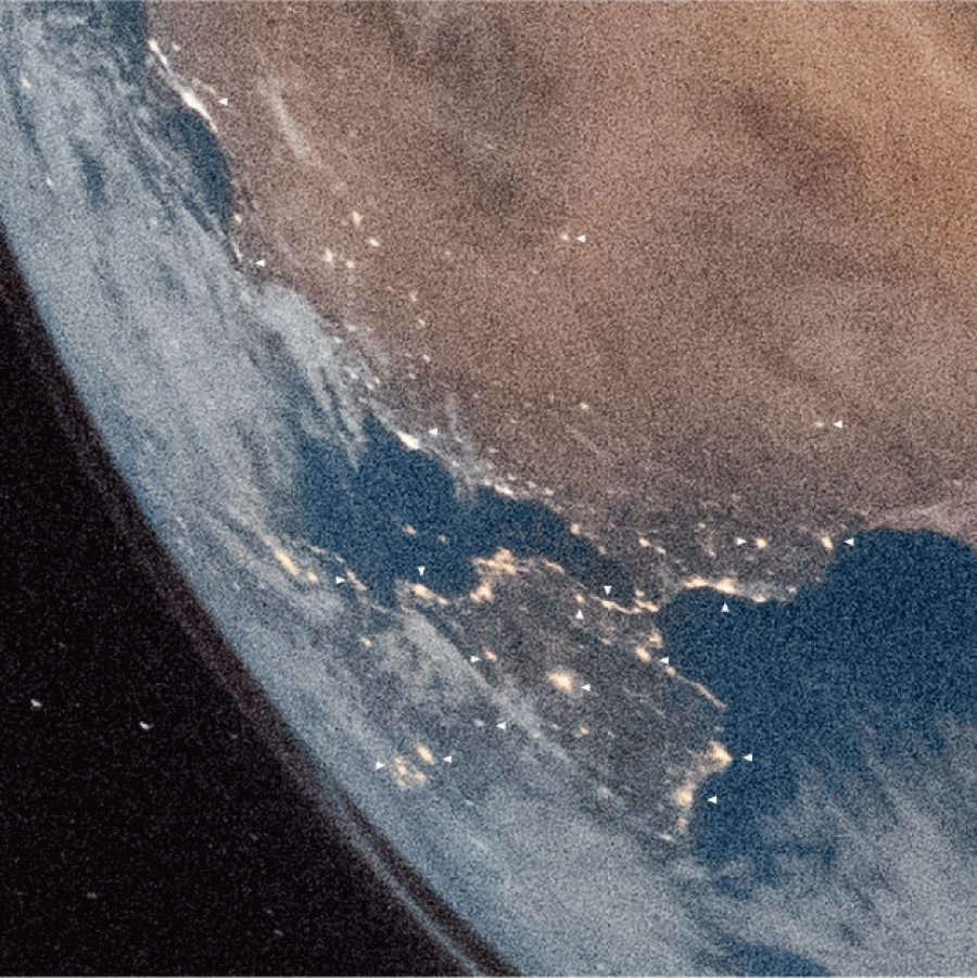 Recife aparece em imagens da Artemis 2; veja como localizar