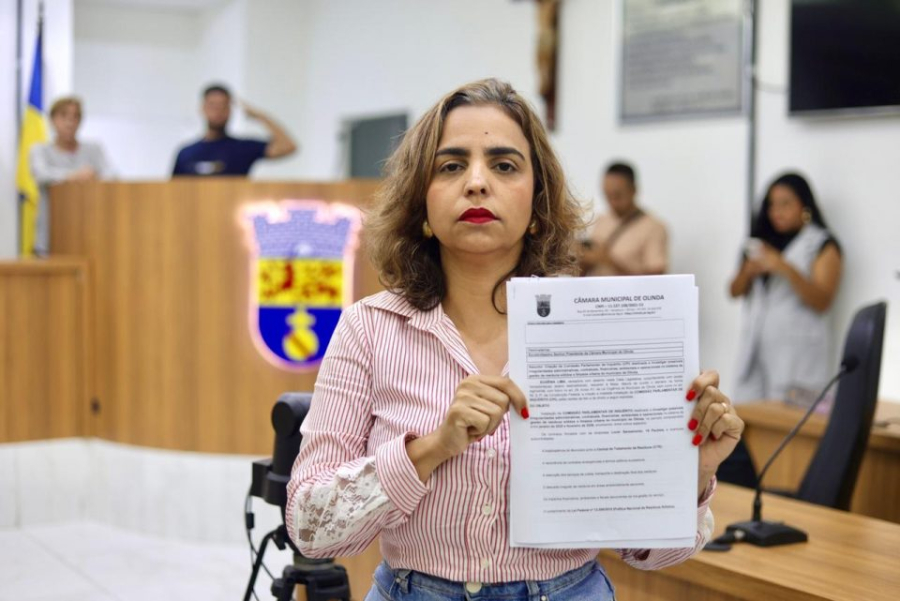 Eugênia Lima pressiona Câmara por CPI do Lixo em Olinda