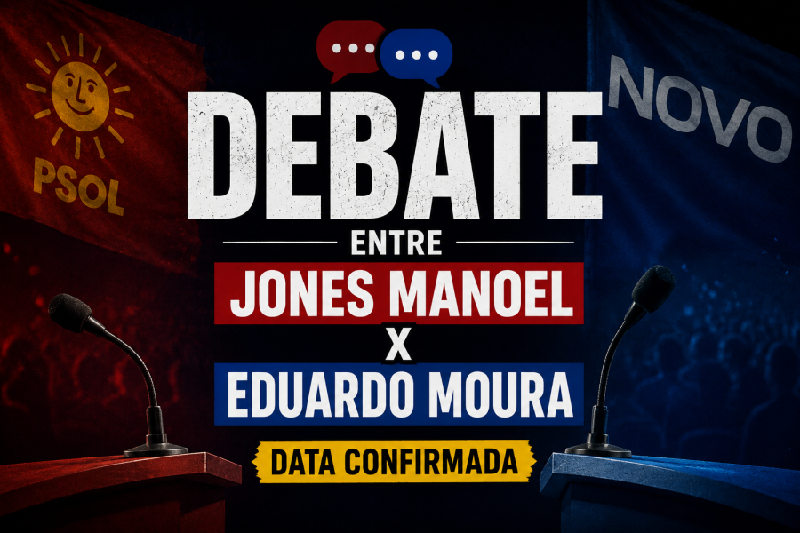 Veja quando será o debate entre Jones Manoel e Eduardo Moura