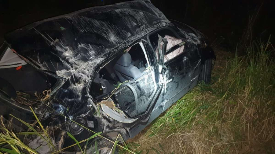 Capotamento deixa um morto e cinco feridos em Garanhuns