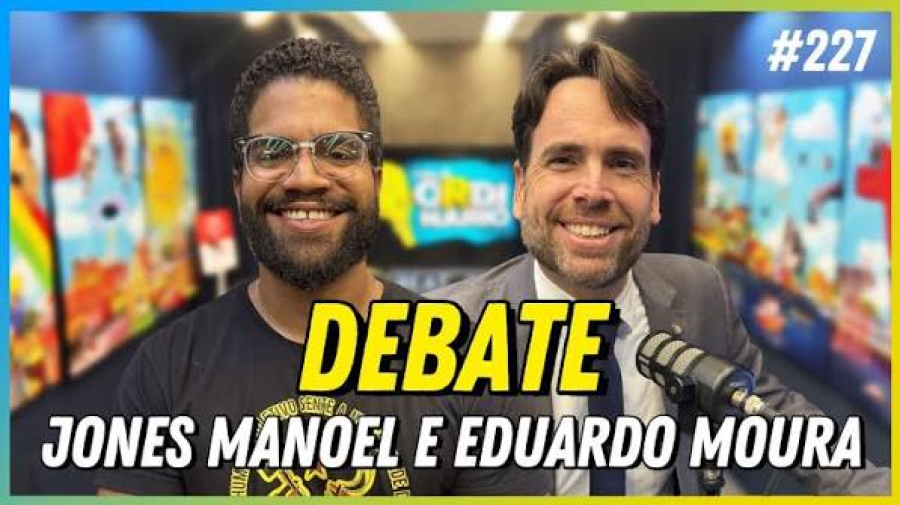 Debate entre Jones Manoel e Eduardo Moura termina em confusão; veja vídeos