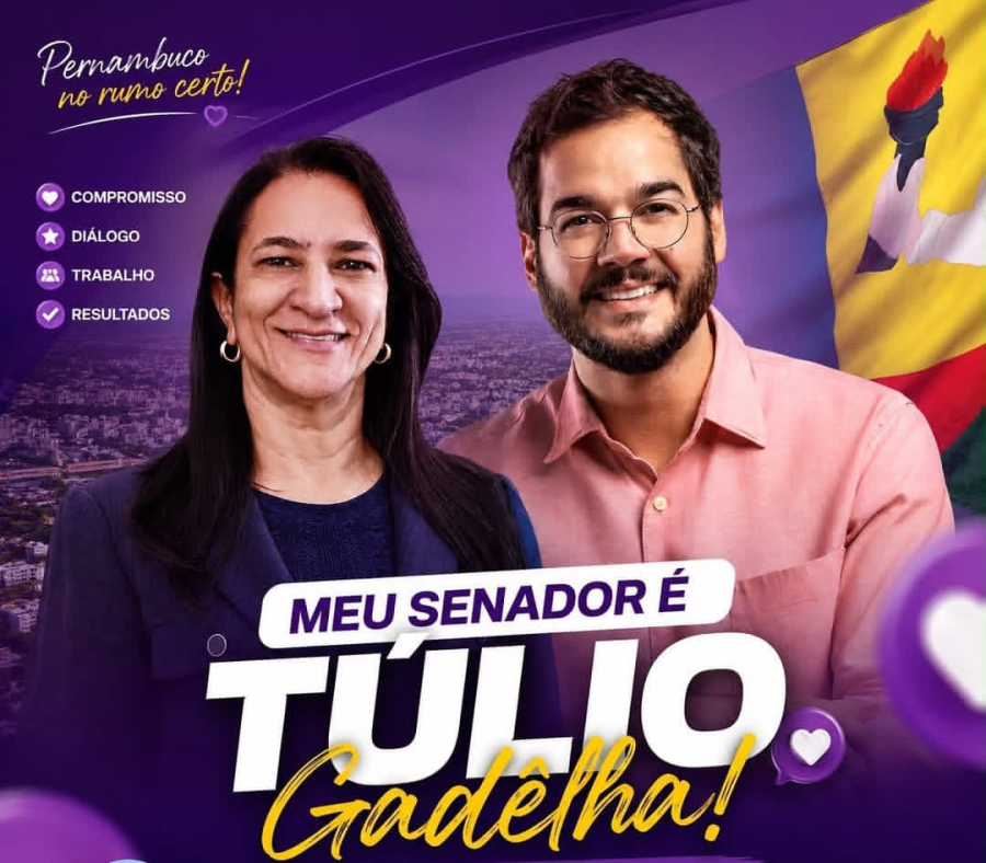 Prefeita de Tacaimbó anuncia apoio a Túlio Gadelha e Mendonça Filho para o Senado