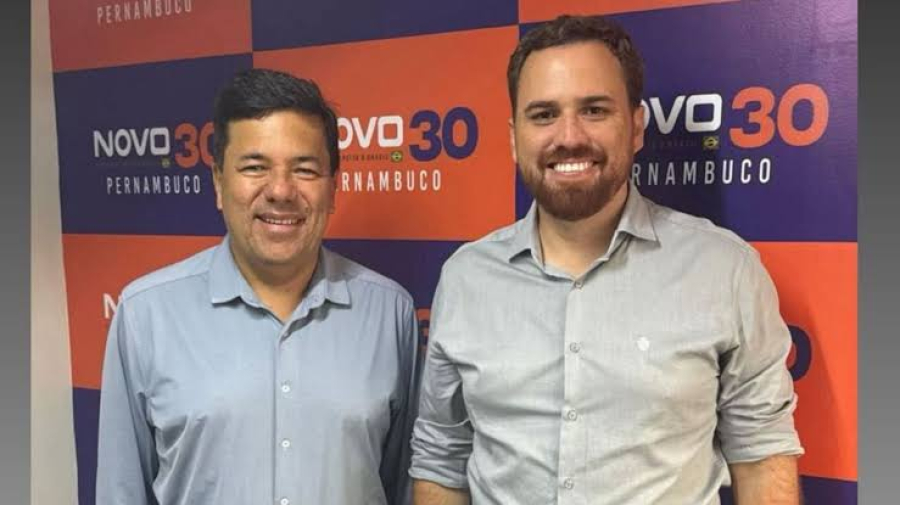 Novo oficializa apoio a Mendonça Filho ao Senado em Pernambuco