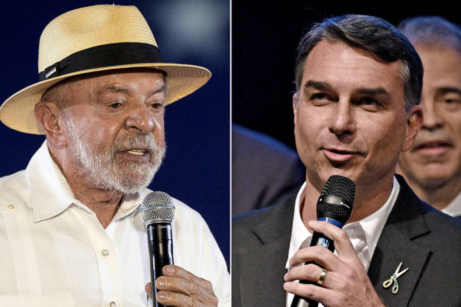 Pesquisa mostra como está a disputa entre Lula e Flávio Bolsonaro no Ceará