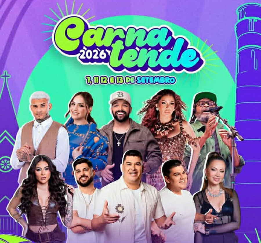 Carnatende 2026 terá Priscila Senna, Edson Gomes e mais; veja programação