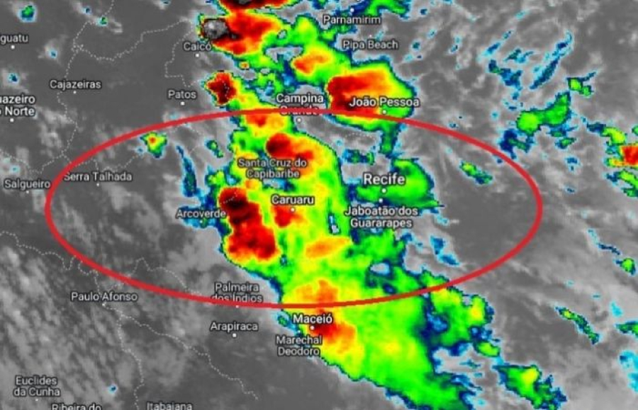 Pernambuco terá temperaturas de até 37°C e chuva rápida nesta terça; confira