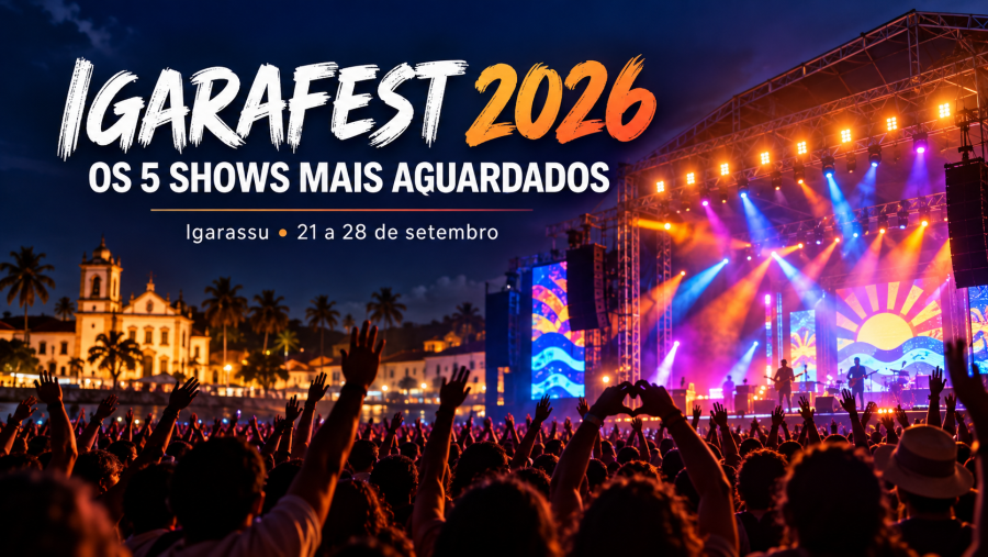 Igarafest 2026: veja os 5 shows mais aguardados do festival em Igarassu