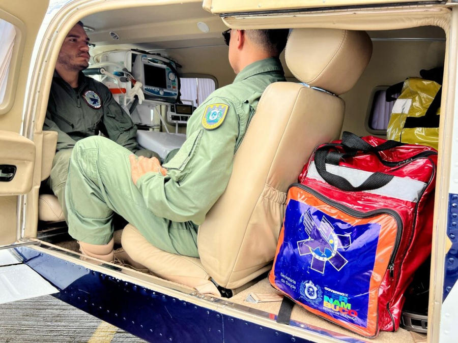 Como funciona o transporte aeromédico em Pernambuco?