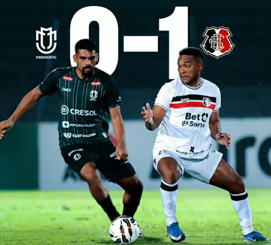Santa Cruz vence Maringá nos acréscimos e dispara na liderança da Série C