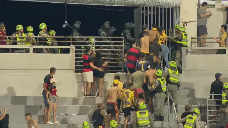  PM revela detalhes de briga generalizada após jogo do Sport em Maceió