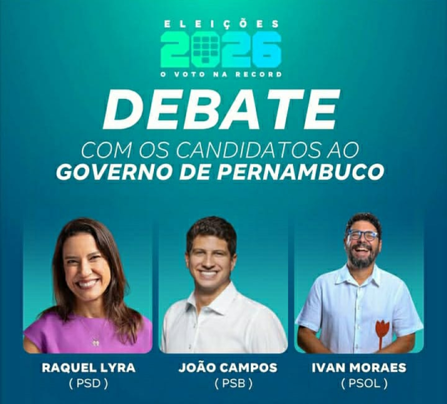 Terceiro debate para o governo de PE: veja onde assistir nesta segunda (21)