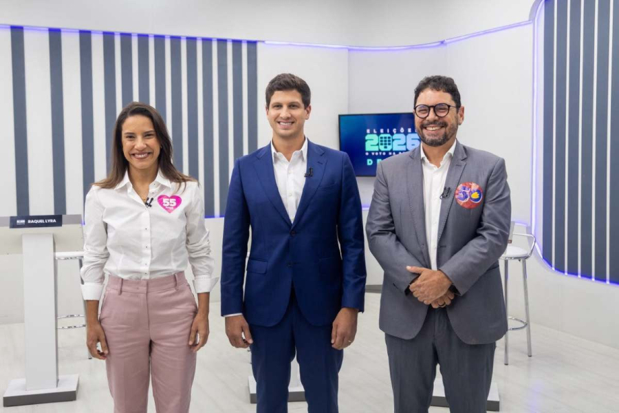 João, Raquel e Ivan participam do último debate do primeiro turno nesta quinta (1); onde assistir