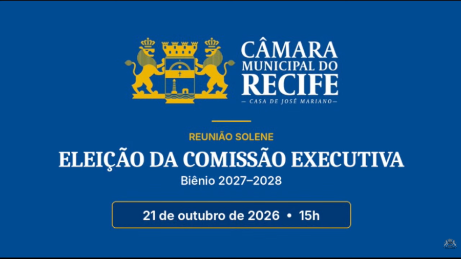 Assista ao vivo à sessão que vai eleger o novo presidente da Câmara do Recife